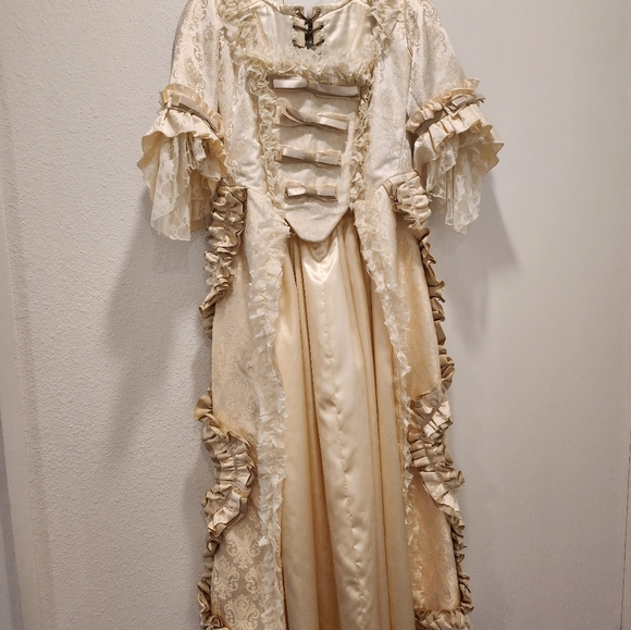 Burleska Marie Antoinette Costume Medieval Victorian lolita Wedding dress - Picture 14 of 16